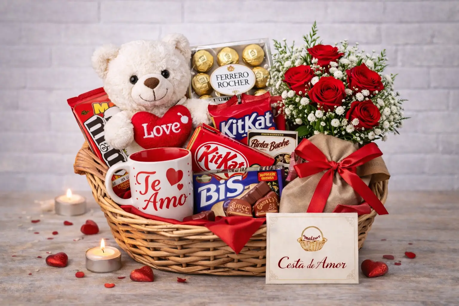 Cesta Romântica Amor Doce